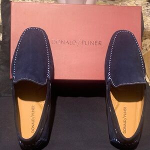 Donald J. Pliner Men's Dark Blue Slip-Ons